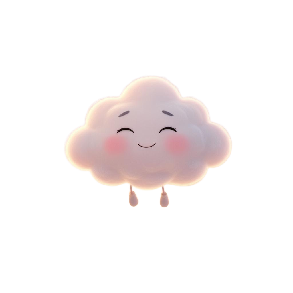 Puffy Friend Cloud mascot